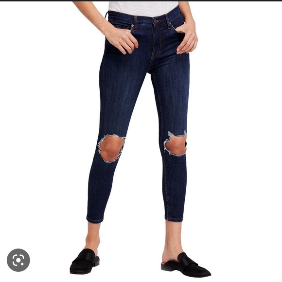 NWT free people busted knee jeans size 25 - Picture 1 of 8